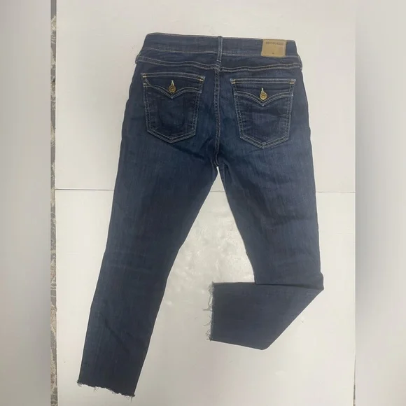 True Religion Casey Low Rise Super Skinny Stretch Dark Blue Denim Women's 28 - Picture 2 of 12